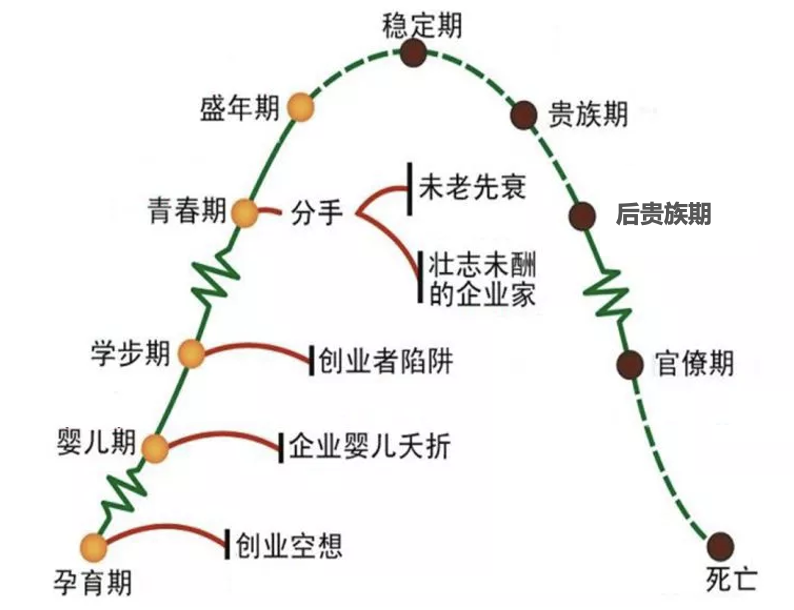 爱迪斯十阶段企业生命周期模型