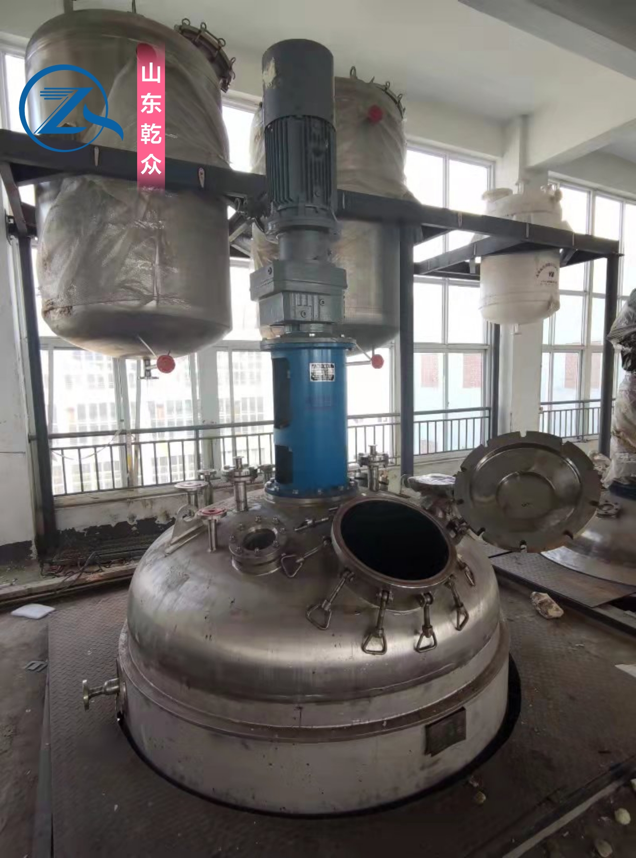 不锈钢制药反应釜搅拌器现场安装设计加工及安装一体化搅拌厂家