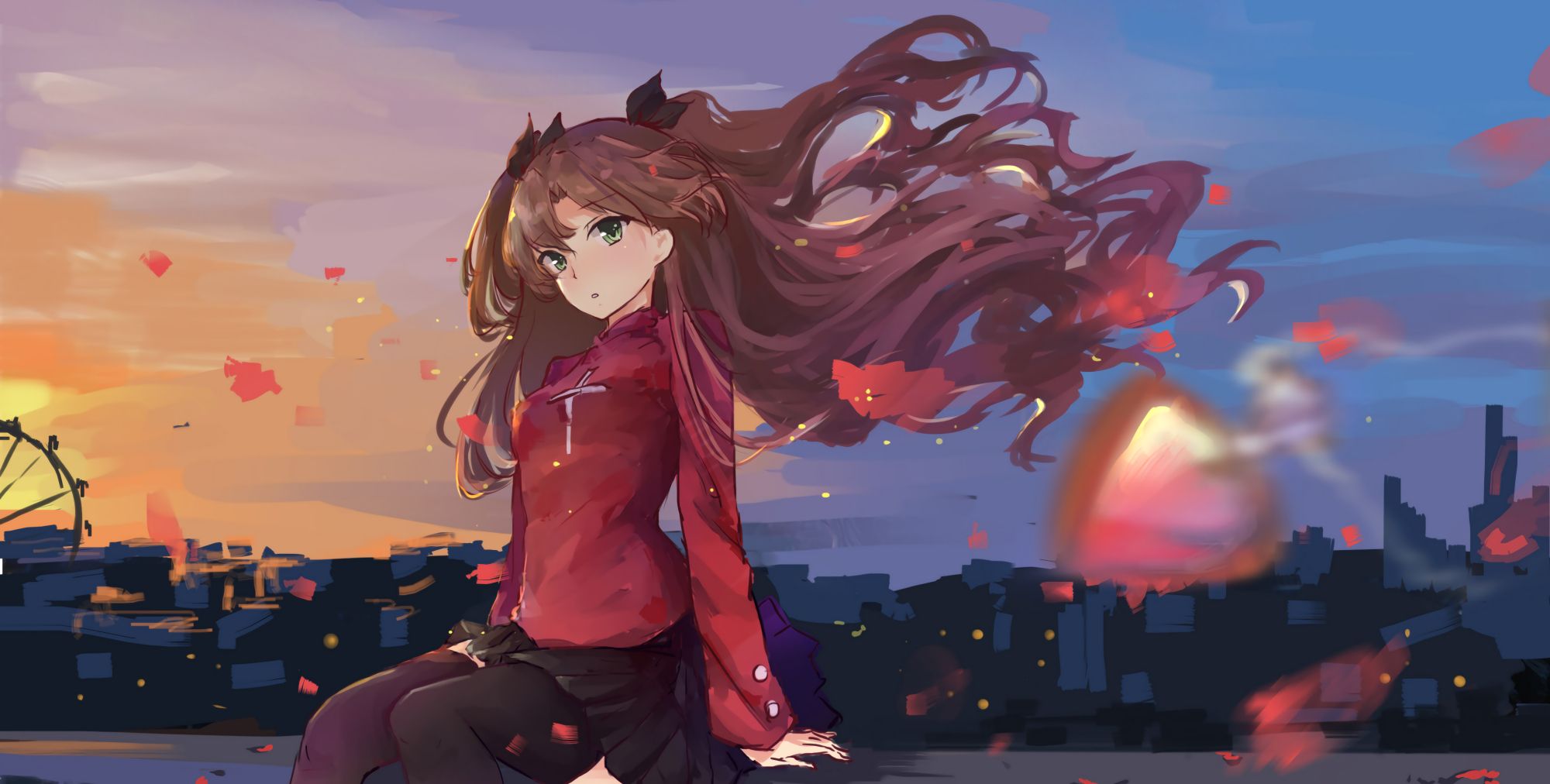 动漫壁纸:《fate系》凛~冬已至~完_高清图集_新浪网