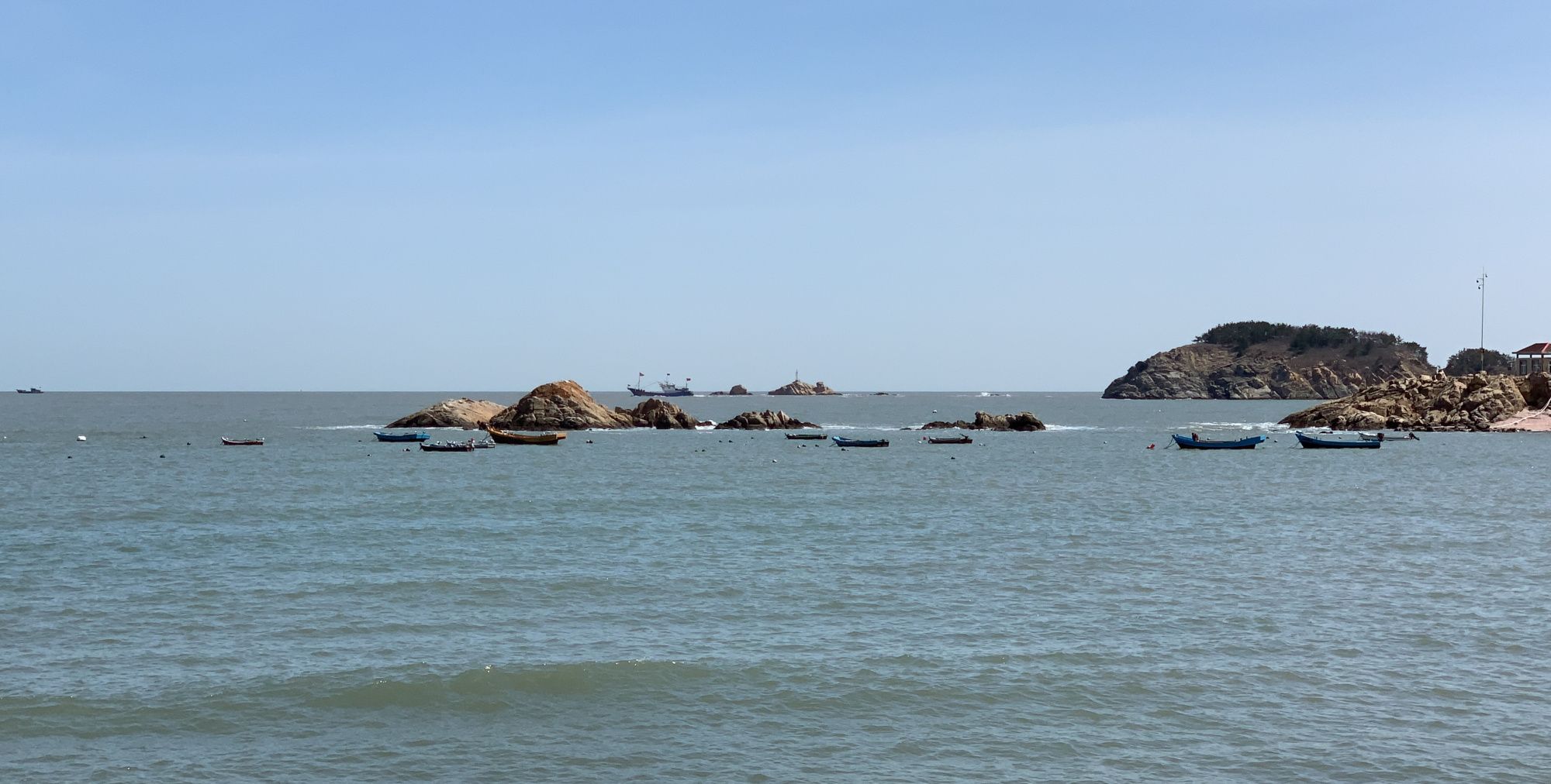 威海半月湾公园春光美又美