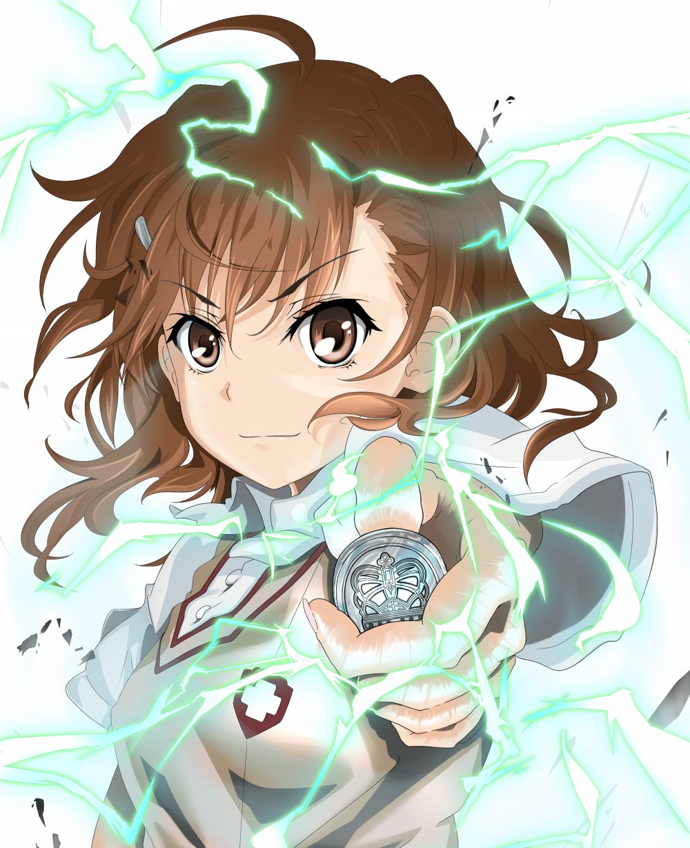 可爱又调皮的炮姐“御坂美琴”高清插画壁纸再次来了，喜欢的收藏
