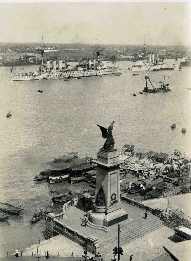 上海外滩记忆曾经的上海第一碑欧战纪念碑胜利女神像