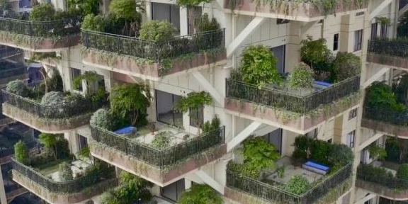 别墅的专属,但是第四代住房则把它重新定义了一番,高层住宅同样也可以