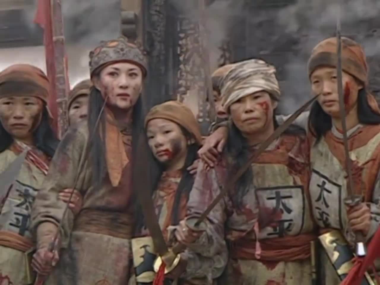 太平天国洪宣娇率领女营将士顽强战斗,为捍卫女兵尊严点燃炸药