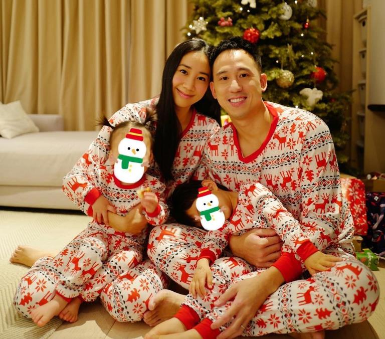 吴雨霏一家四口度假老公亲自操刀拍照画面好温馨