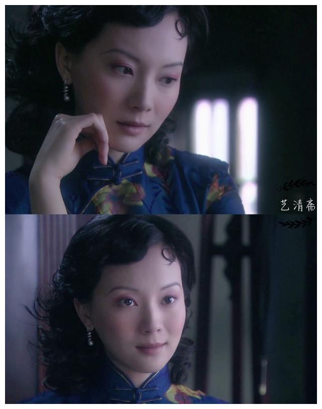 美丽高傲的白流苏优雅风情的方艳芸旗袍美人陈数