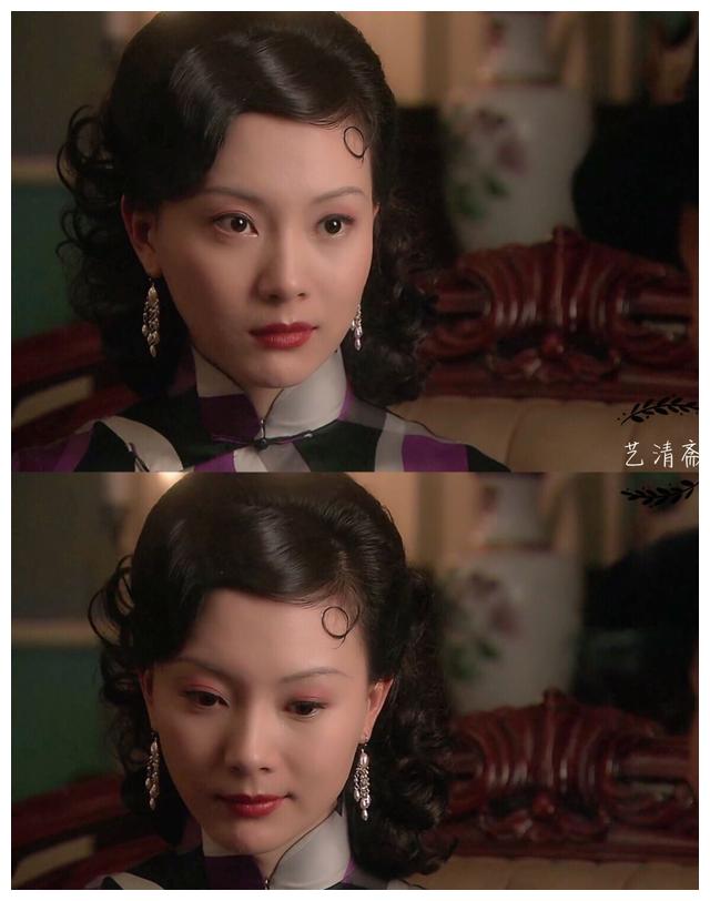 美丽高傲的白流苏优雅风情的方艳芸旗袍美人陈数