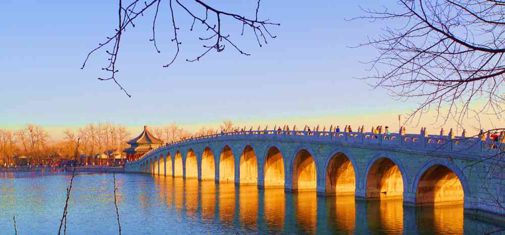 北京一座长桥石石子比卢沟桥还多距颐和园1公里傍晚去最佳