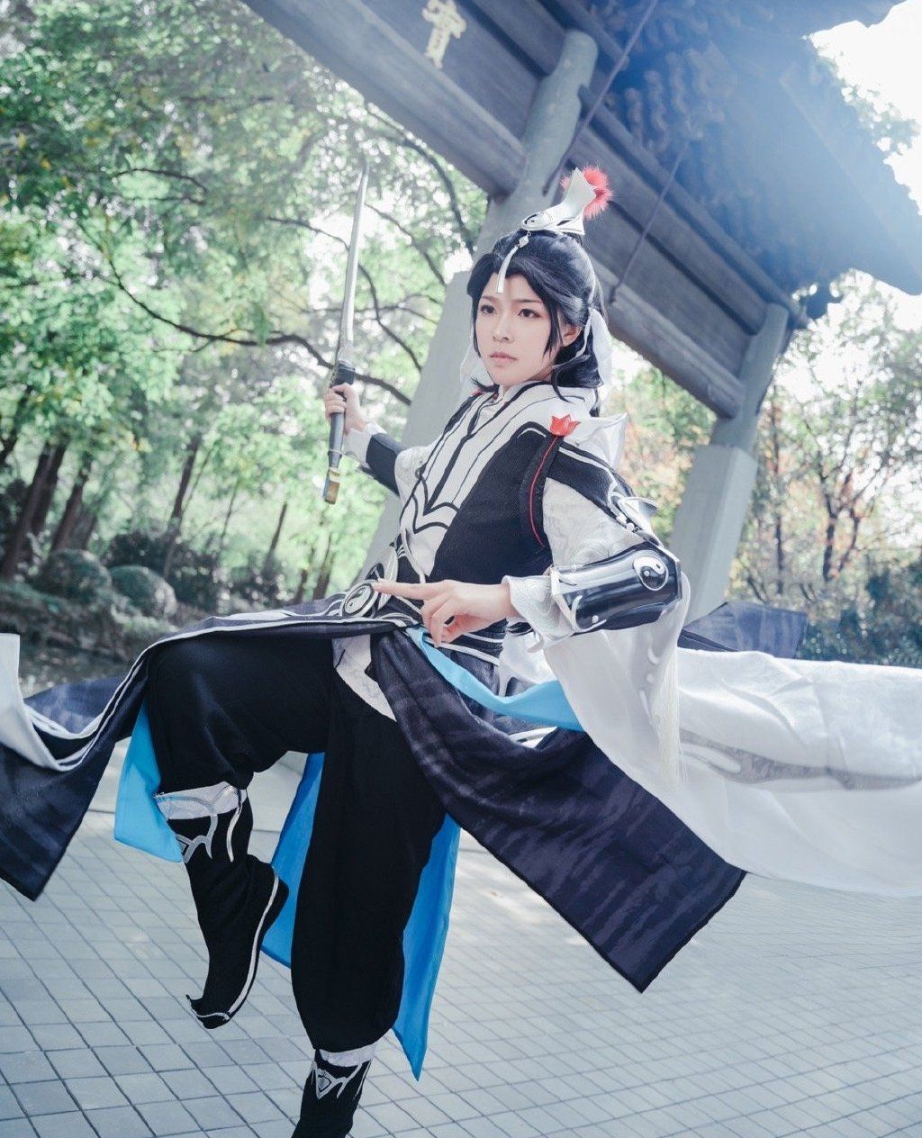 剑网3燕云咩太cos昆仑玄境山外山乾坤阴阳有洞天