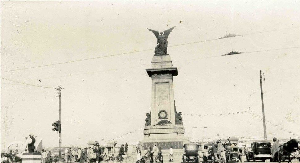 上海外滩记忆曾经的上海第一碑欧战纪念碑胜利女神像