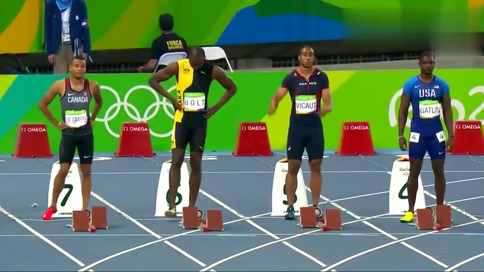 奥运会-起跑前博尔特比了一个手势,我就知道冠军一定是他的