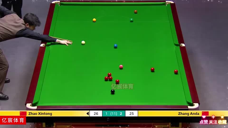 赵心童再次大战张安达，满满的压制力