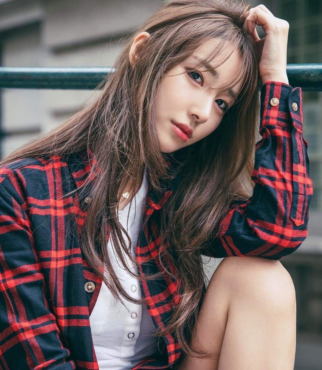 韩国人气车模李智雨(lee ji woo),自带超高颜值!