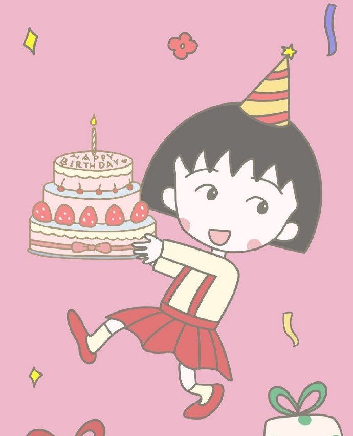 樱桃小丸子卡通可爱壁纸,姐妹团头一起用!_高清图集_新浪网