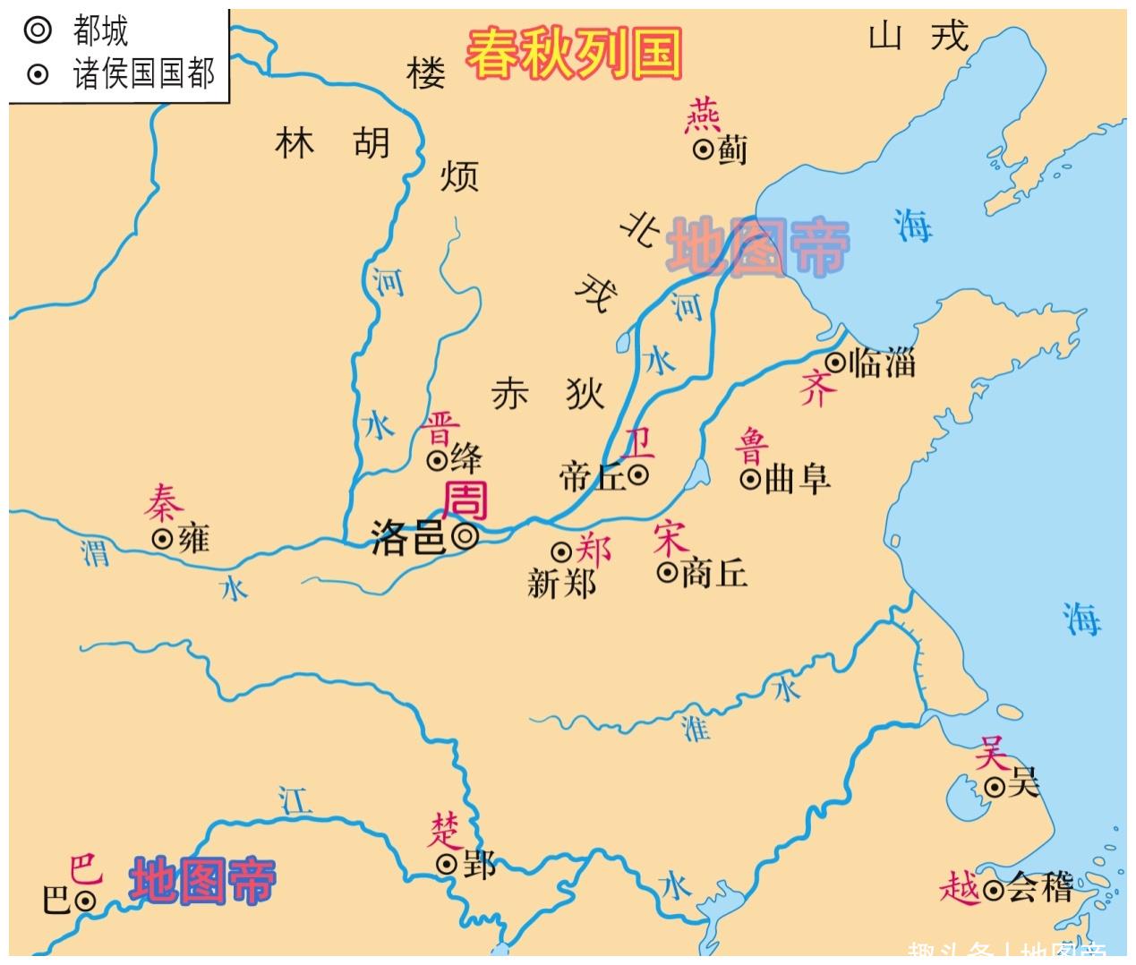春秋韩国地图图片
