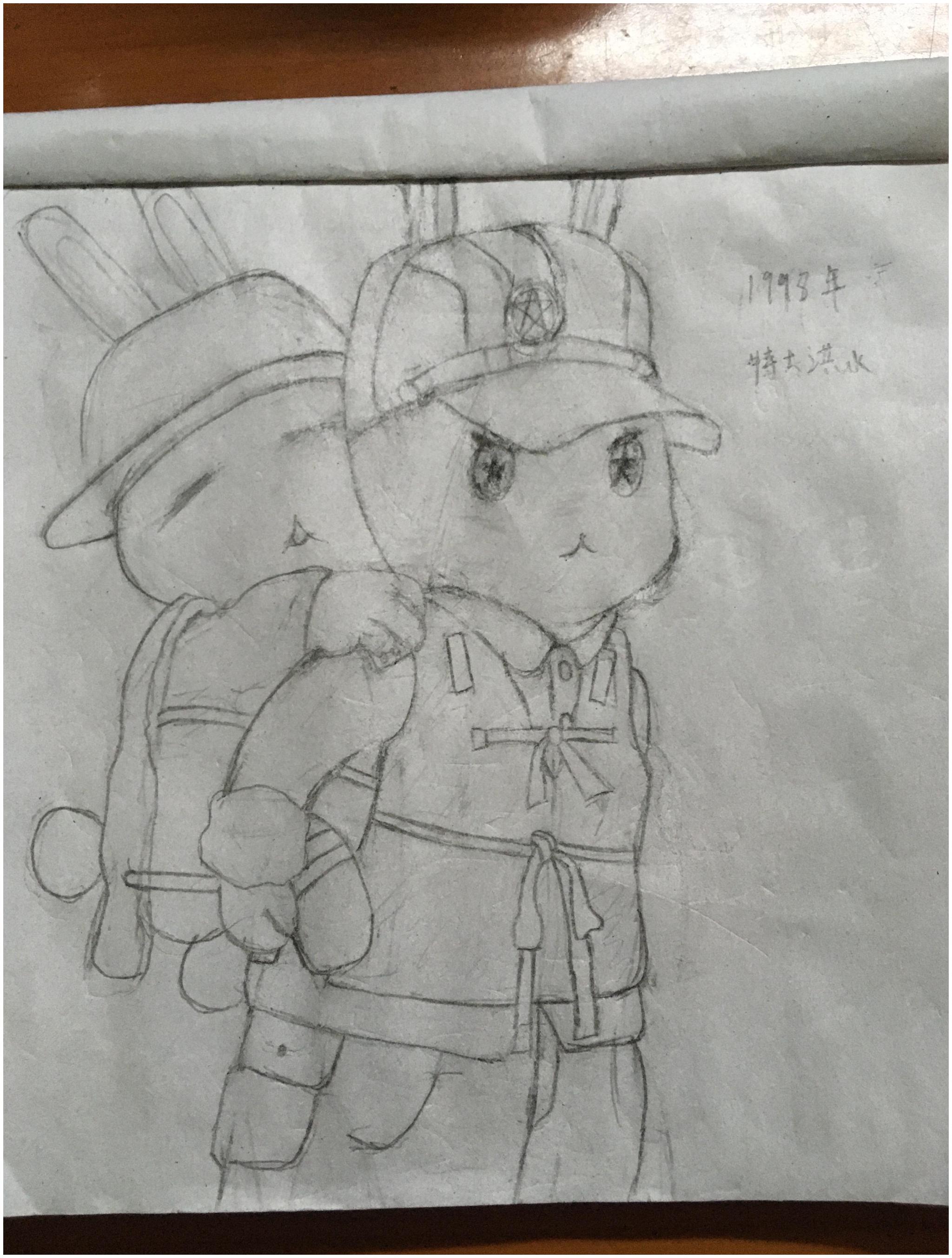 那兔铅笔画_新浪新闻