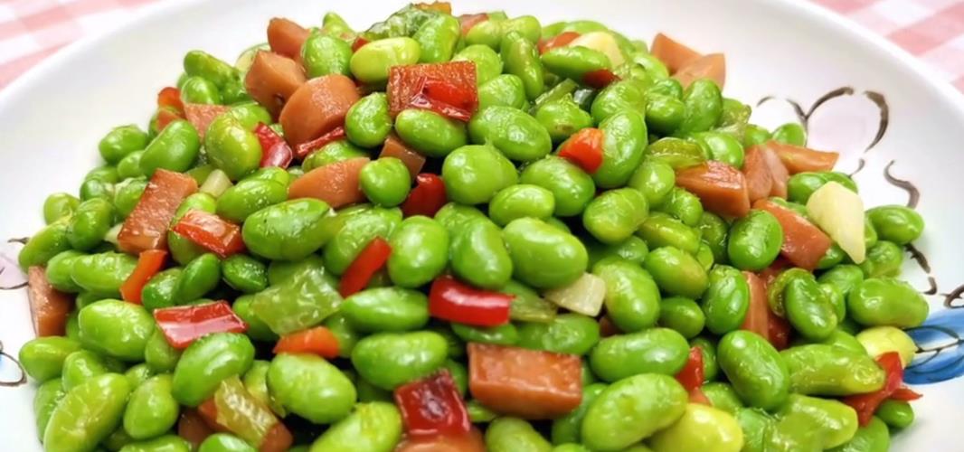 教你做一个好吃的小炒嫩黄豆,能把隔壁小孩馋哭那种_高清图集_新浪网