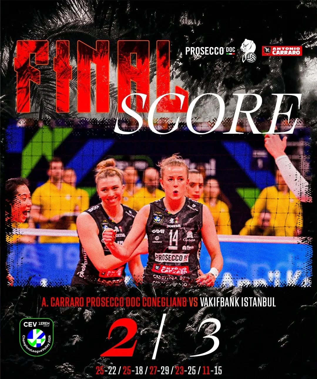 2-0领先遭大逆转！科内输得不冤，朱婷尽力了，问题全在这