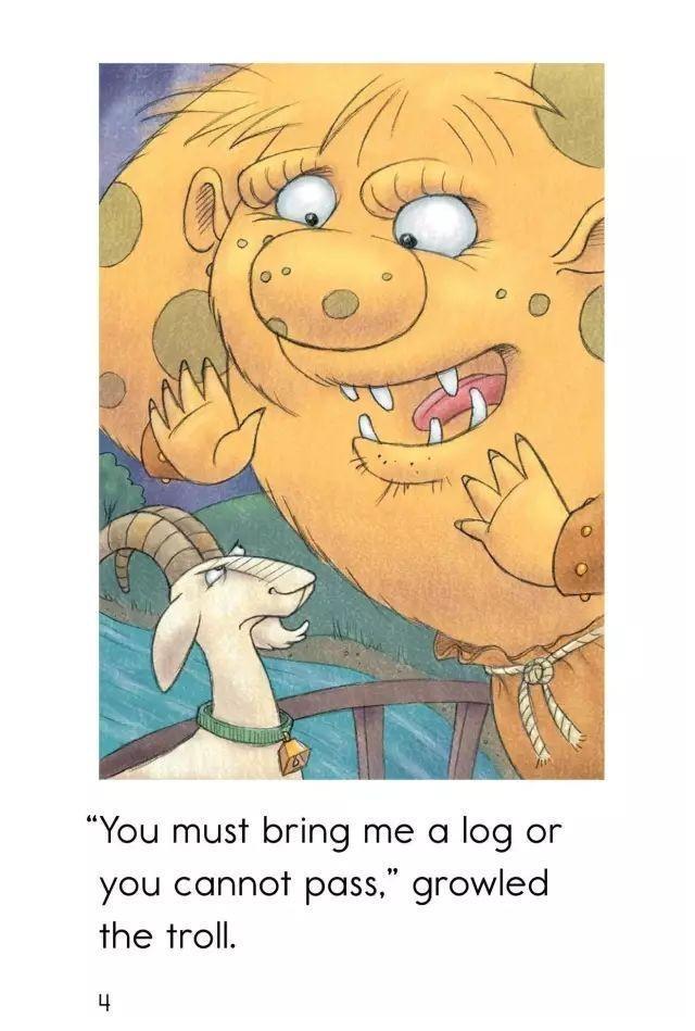 中英文双语绘本故事trollbridge怪物之桥