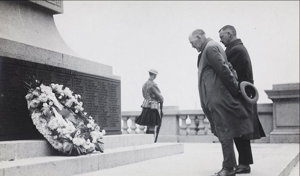 1924年11月11日的"阵亡将士纪念日"(又称"和平纪念日"),英军苏格兰