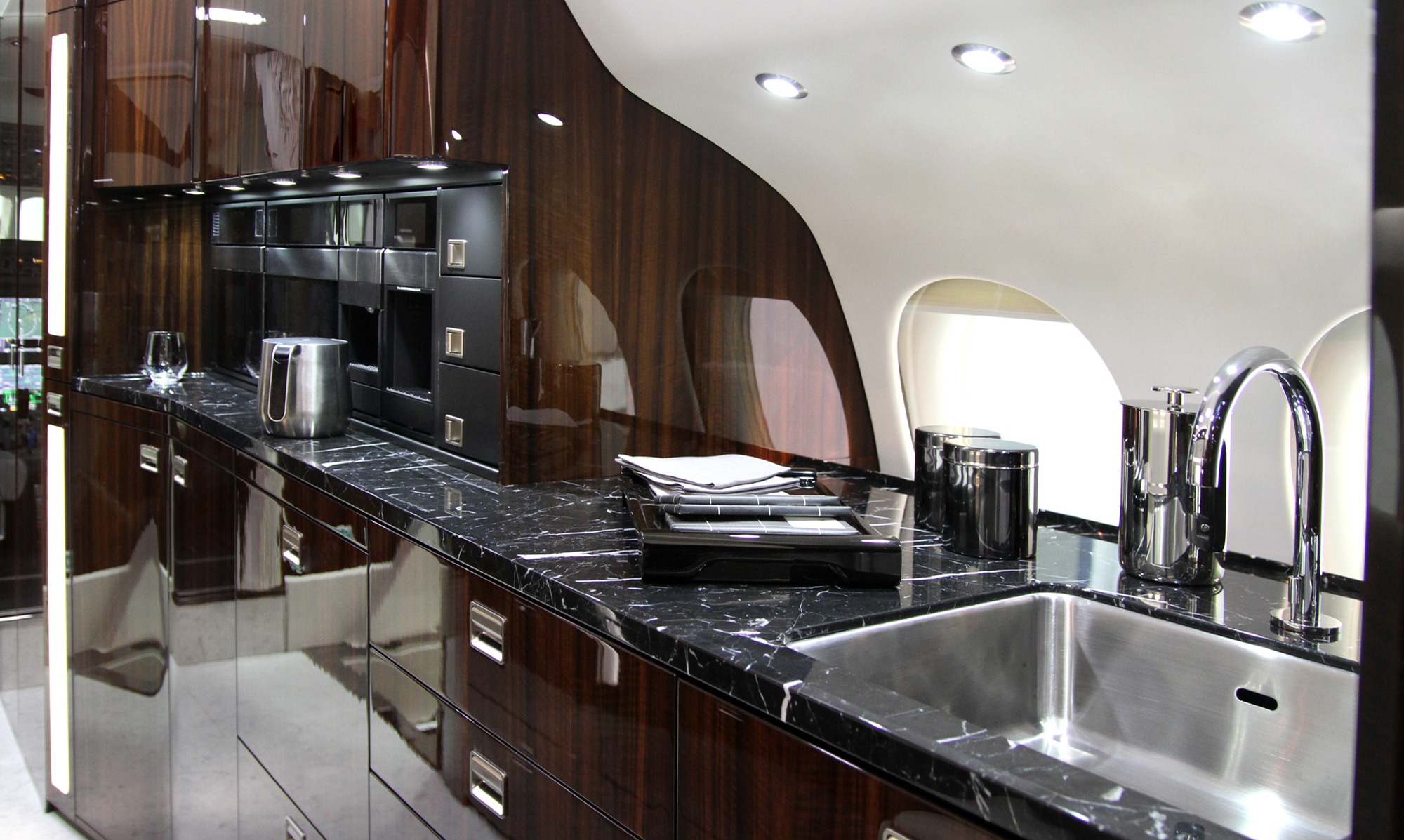 达索航空猎鹰8x公务机内饰,你更喜欢哪个区域