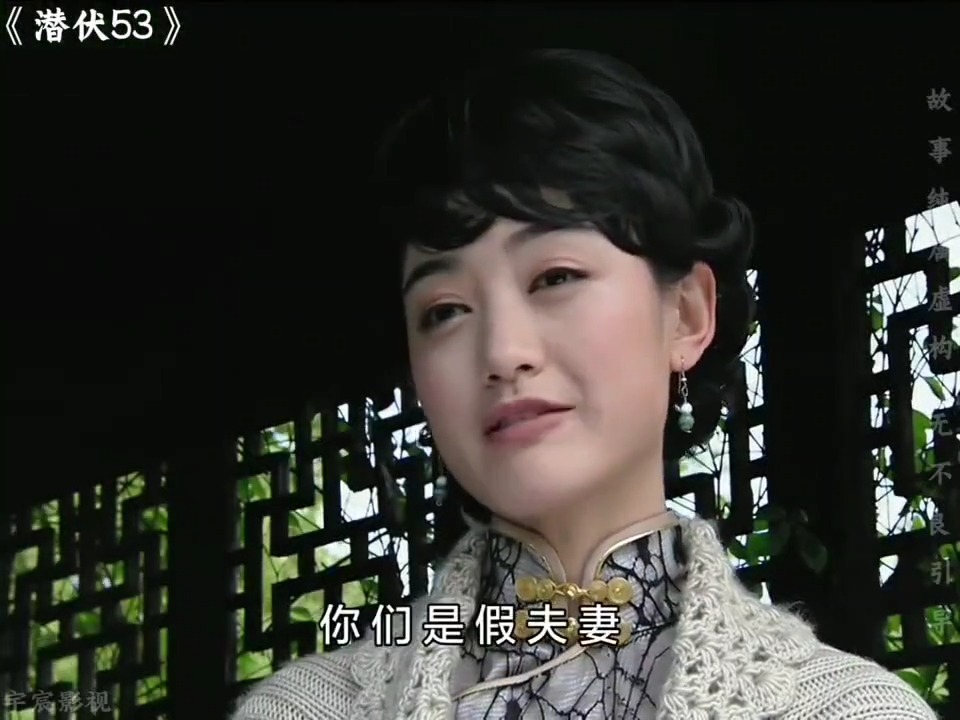 翠平身份曝光，晚秋和余则成摊派 谍战剧 好剧推荐