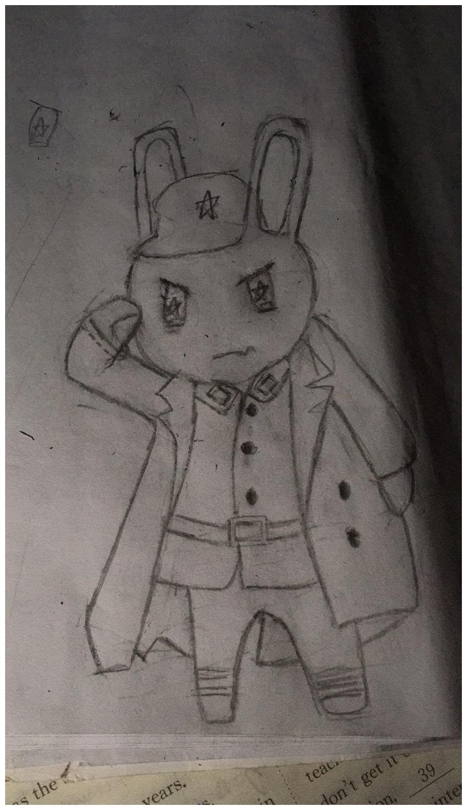 那兔铅笔画_新浪新闻