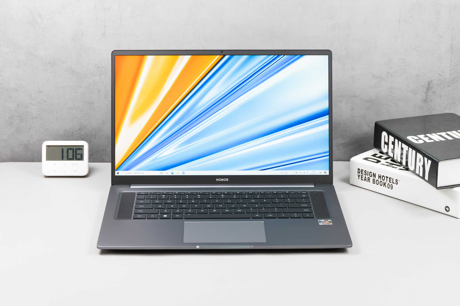 荣耀magicbook16pro锐龙版图赏全面屏高能生产力工具