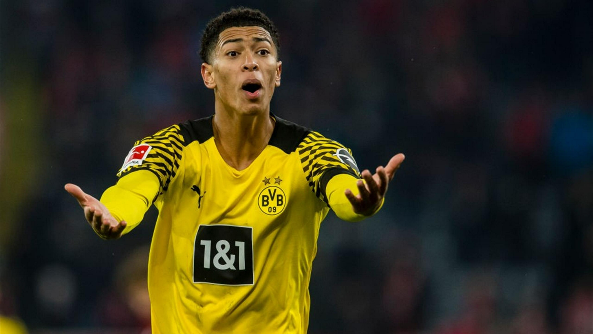 贝林汉姆愈说愈激动:"你可以看到本场比赛的很多判决……在德国最重大