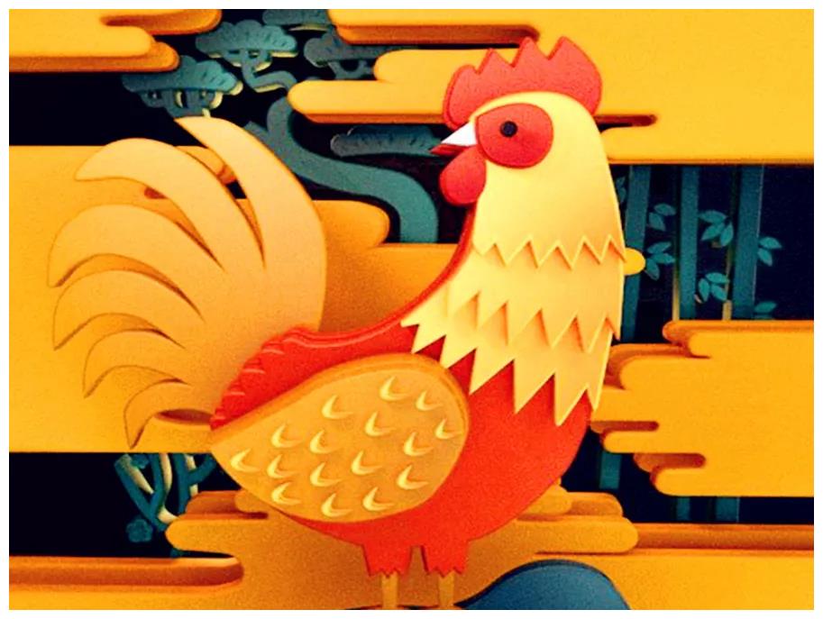 金鸡贺岁壬寅虎年酉鸡的运势与策划