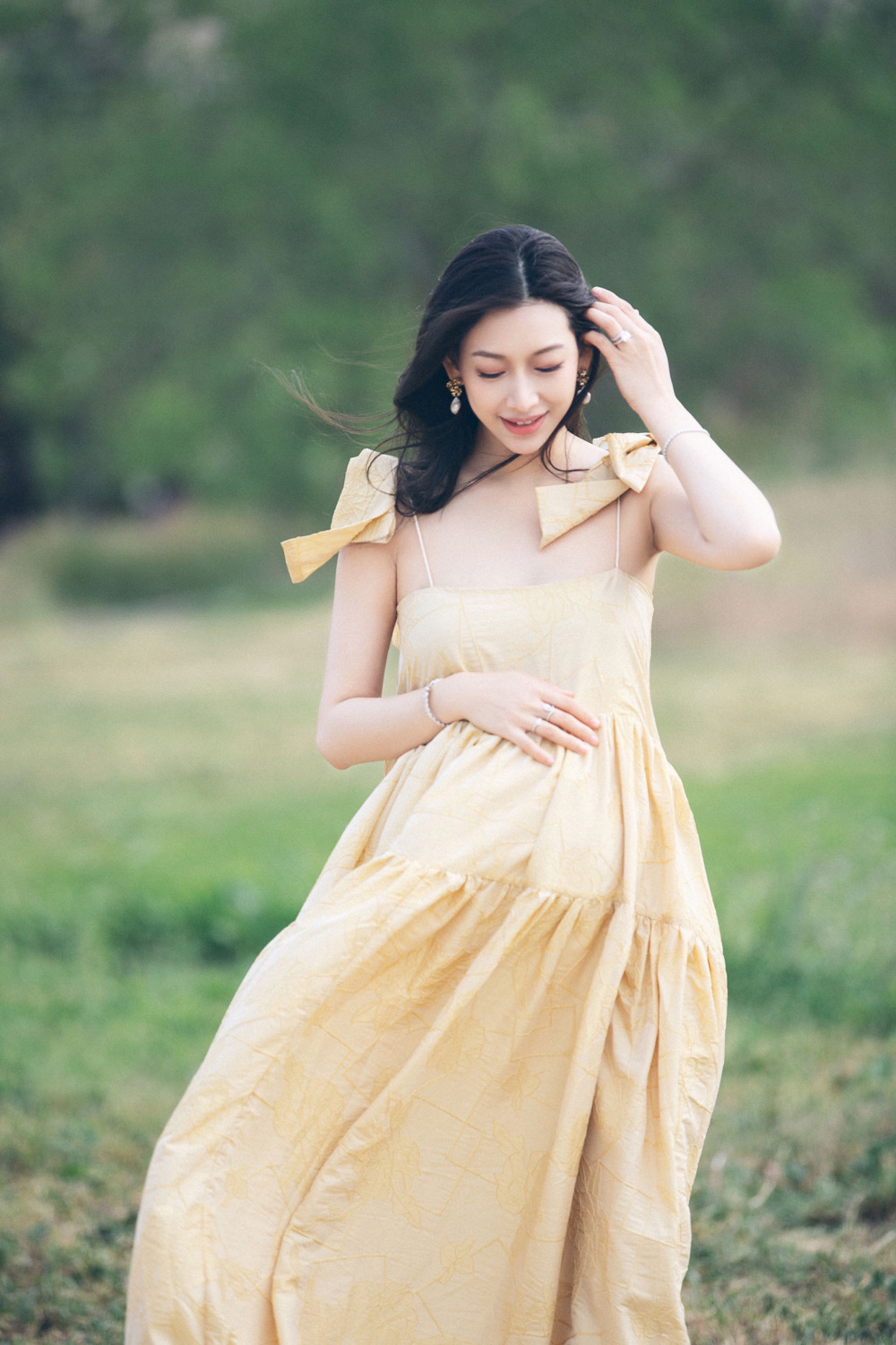 温雅二胎少女感依旧爱意滋养生活幸福由内而外