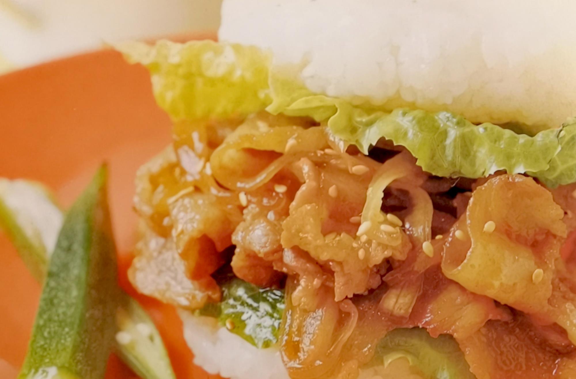 Kit Wai's kitchen : 米汉堡 ~ Rice Pork Burger