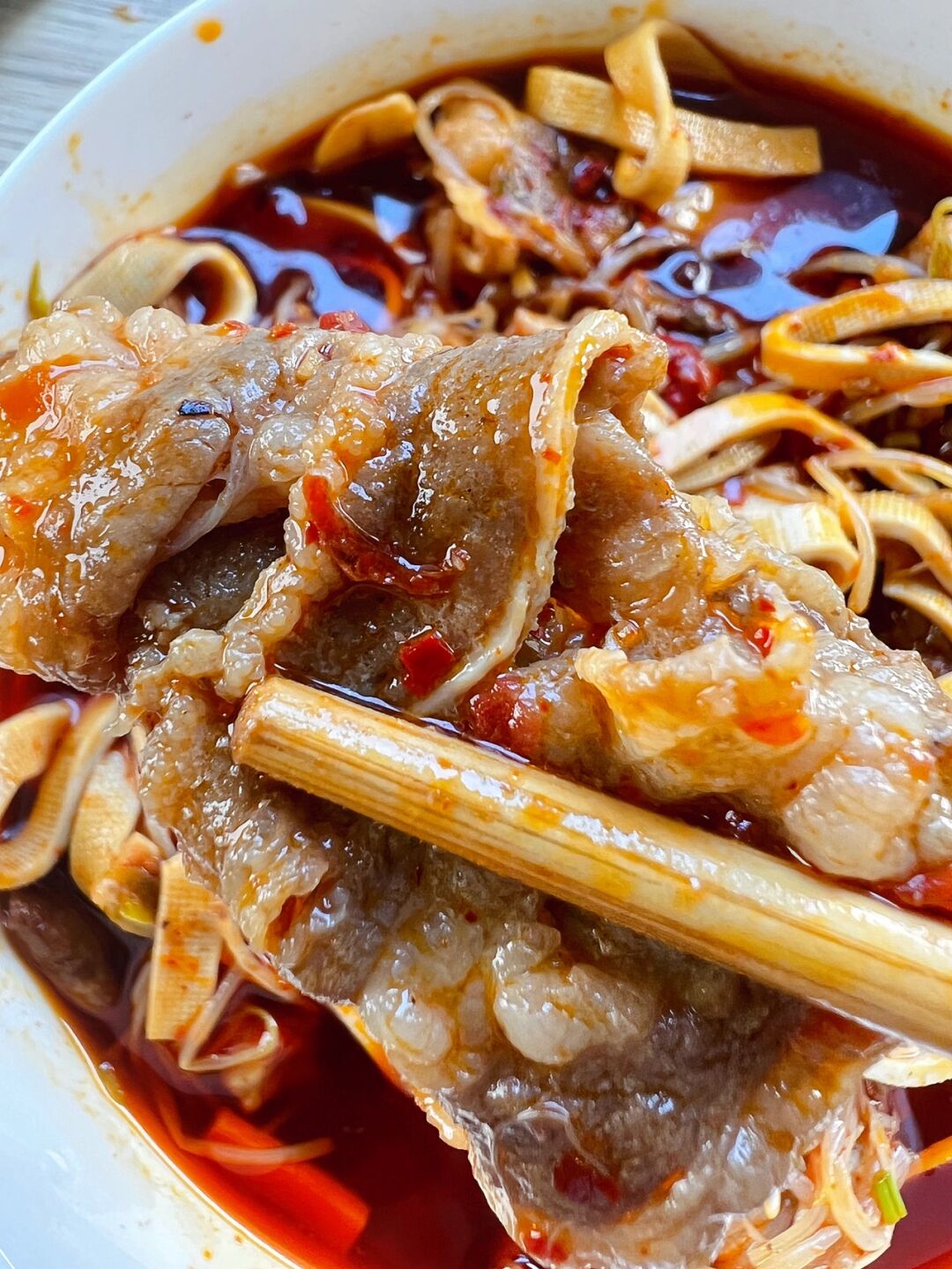 家庭版水煮肥牛卷麻辣鲜香一点都不比外面的饭店差