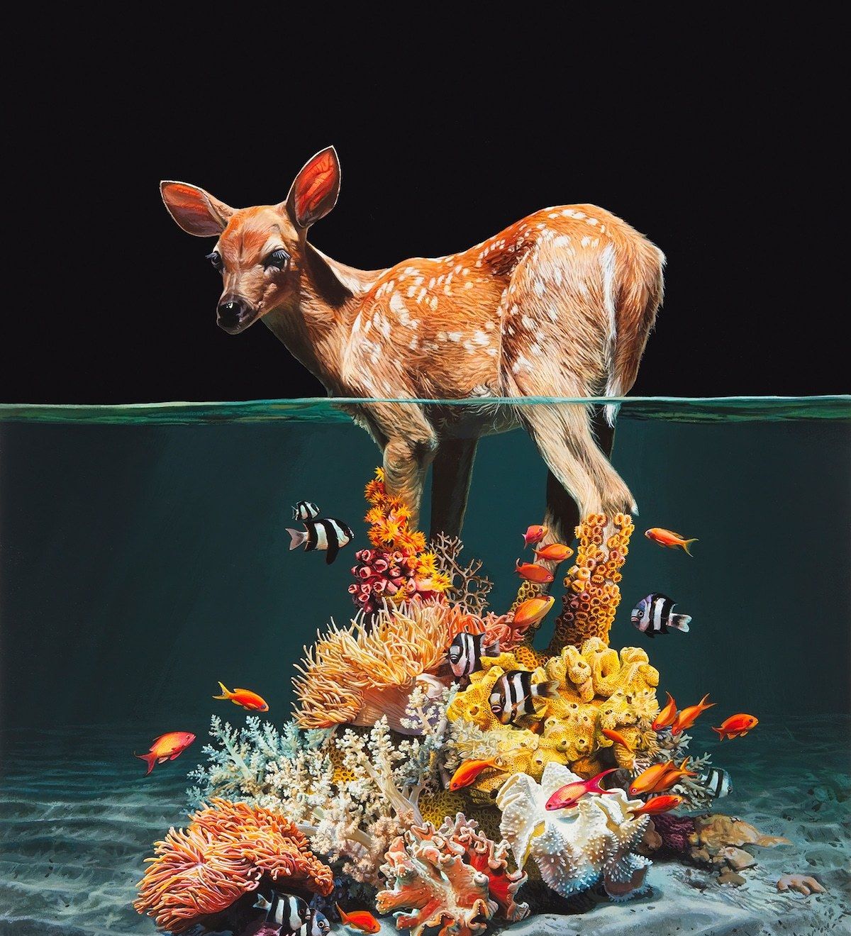 被网友称为奇幻之作的绘画,没想到还有这意义!佩服!