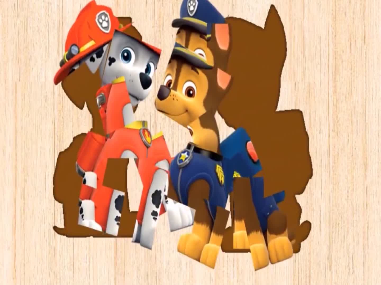 汪汪队立大功阿奇和毛毛你更喜欢谁呢趣味早教拼图