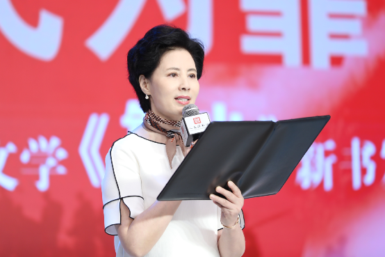 国家一级演员马杰朗诵会上,《人民文学》主编,著名评论家施战军,中国