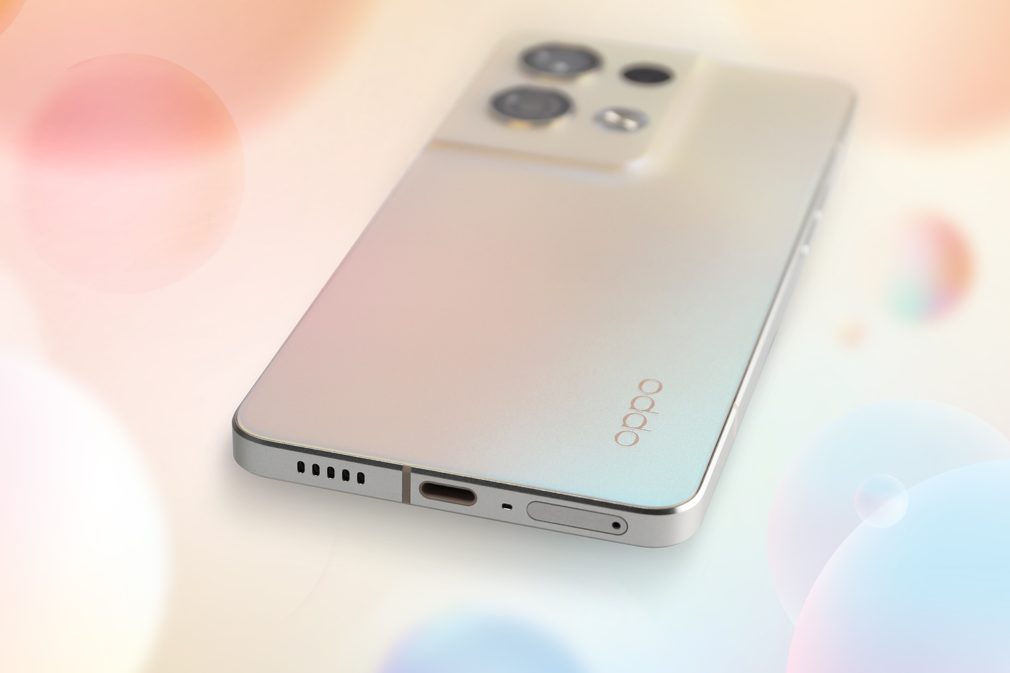 opporeno8pro微醺图赏光影变幻的一体化流线机身