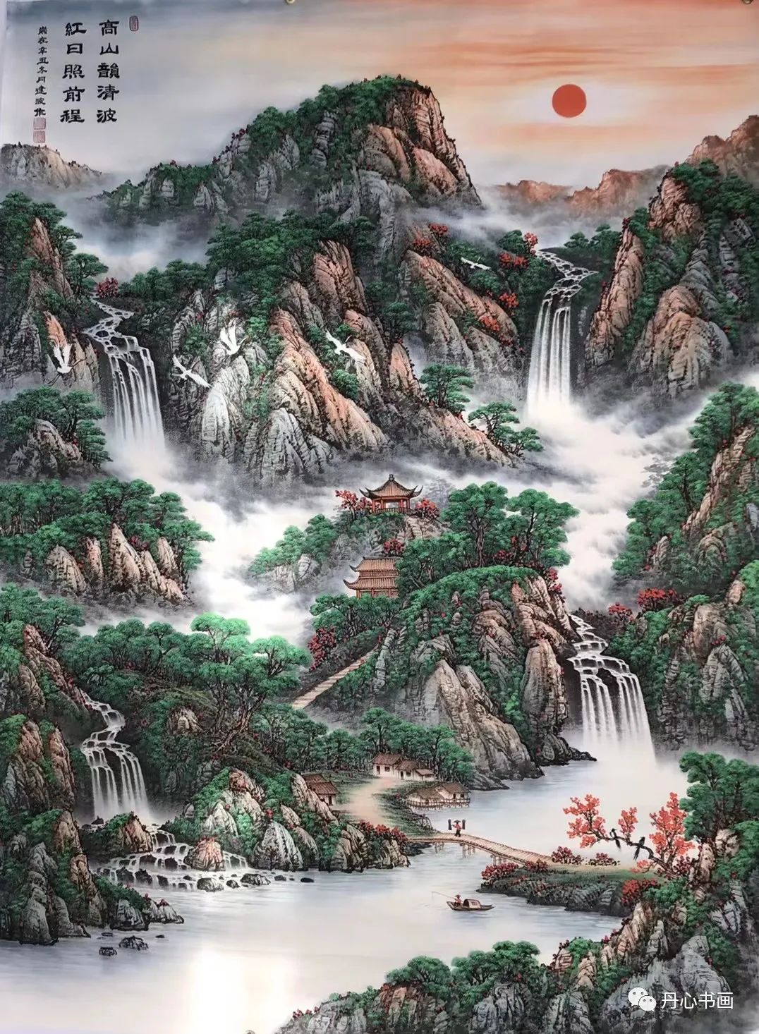 浑厚洒脱,沉雄苍劲|山水画家温建波__财经头条