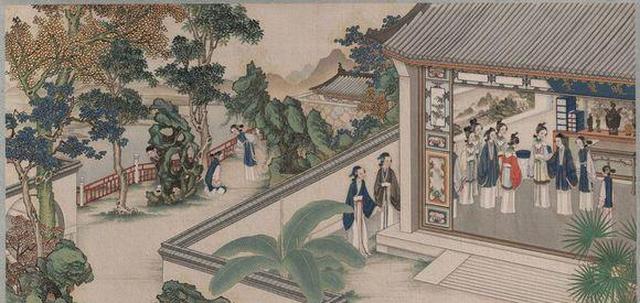 红楼梦一件满床笏的缂丝围屏揭开了贾府衰败的序幕