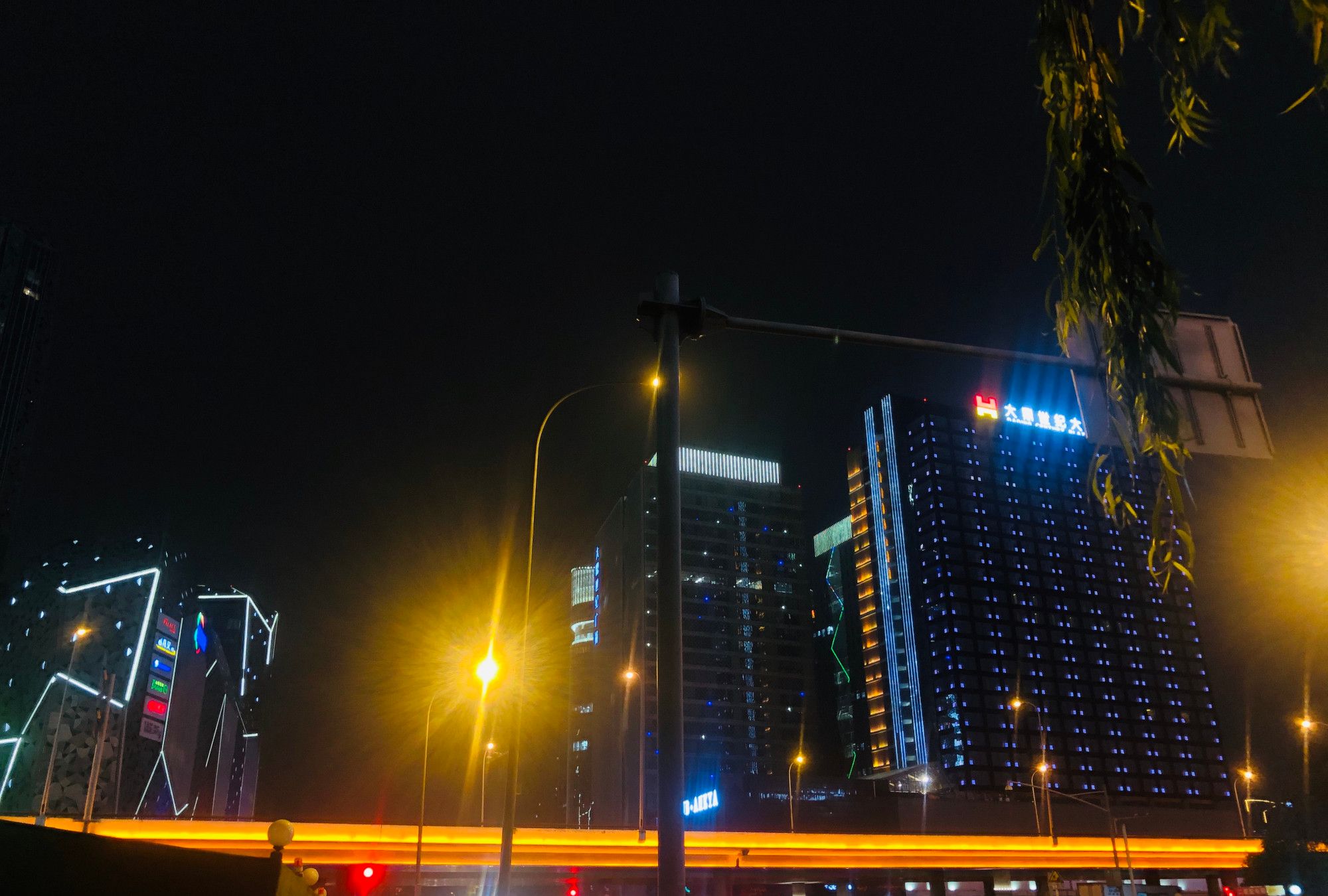 成都武侯区,居然有这么漂亮的夜景_高清图集_新浪网