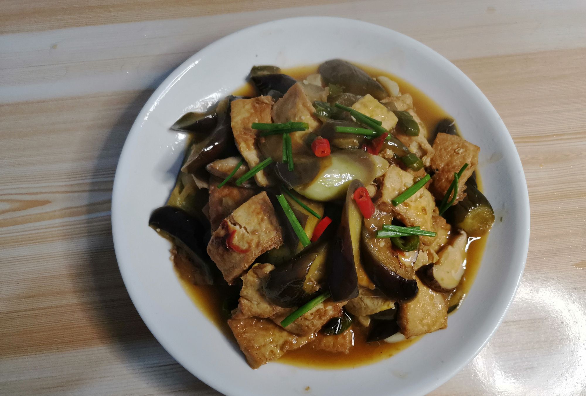 茄子烧豆腐真是太好吃了_高清图集_新浪网