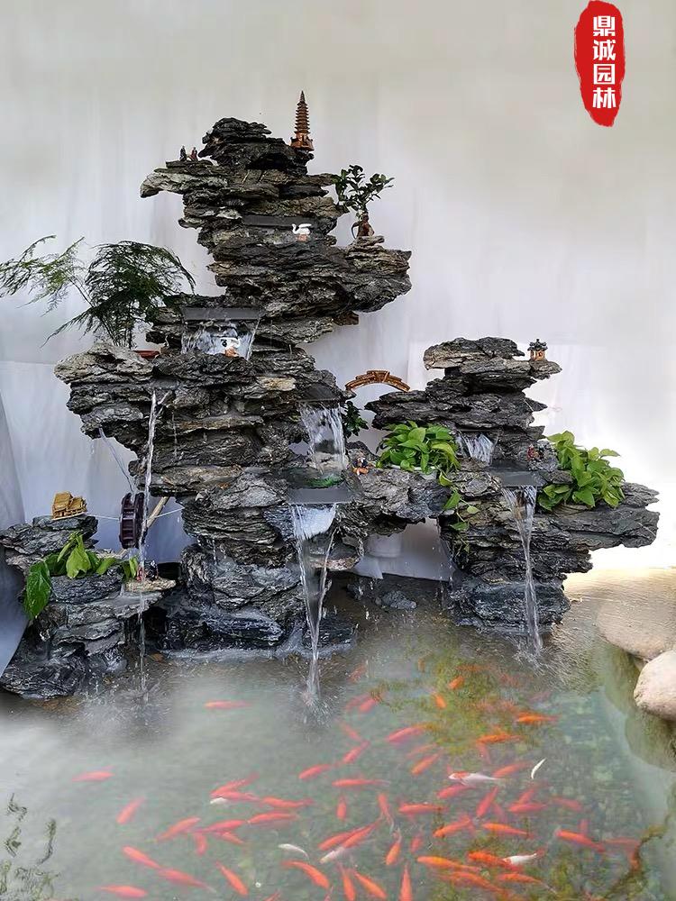 英石室内假山盆景石材英石创意盆栽绿植造景设计常用石