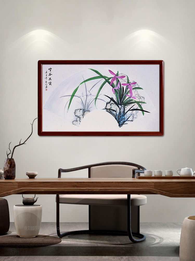 你知道家里为什么要挂一副兰花国画吗？休闲区蓝鸢梦想 - Www.slyday.coM