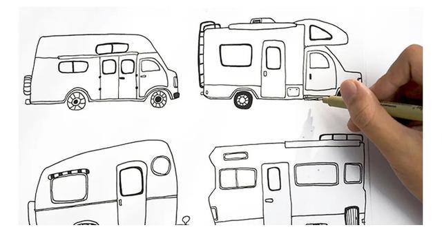 儿童画教程画一辆奇妙的房车开启你的假日旅行吧