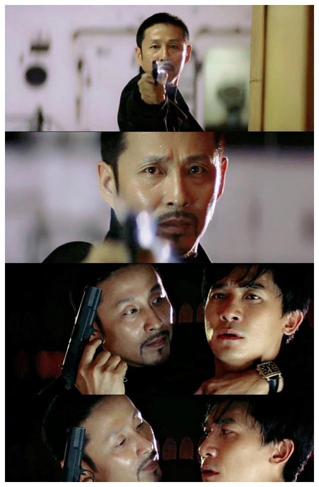 在《无间道》中陈道明和众多影帝进行了精彩的演技碰撞,饰演的沈澄