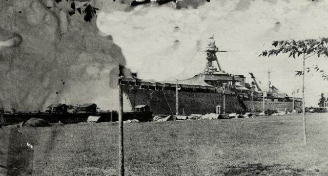 1938年日寇偷拍越南海防港老照片，镜头里全是支援中国的战略物资