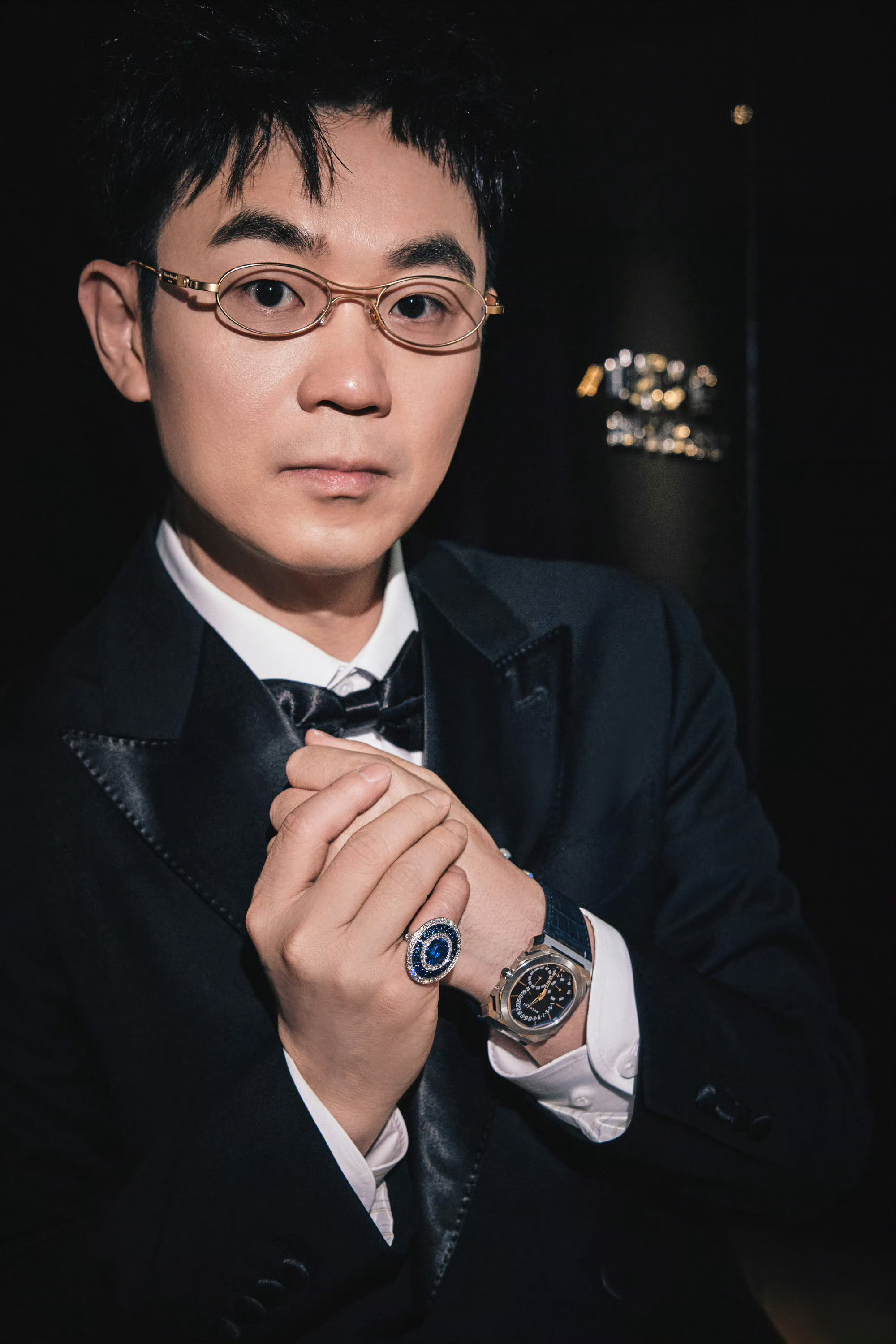 导演、演员大鹏董成鹏佩戴BVLGARI宝格丽高级珠宝及腕表