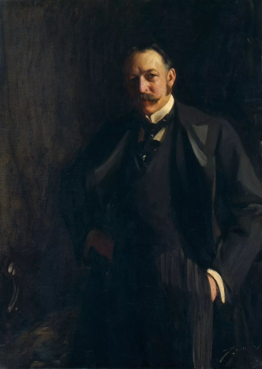 大师佐恩,其作品笔法轻快,色彩清朗,造型准确