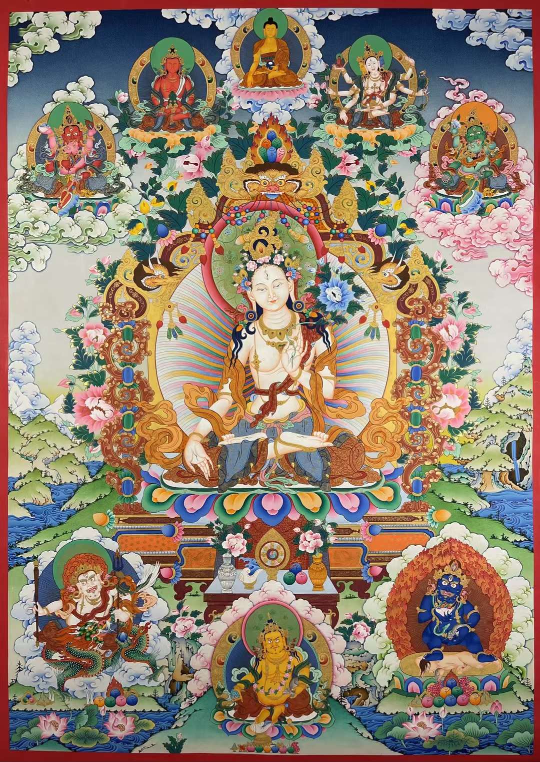 布达拉宫中那些上千年的唐卡