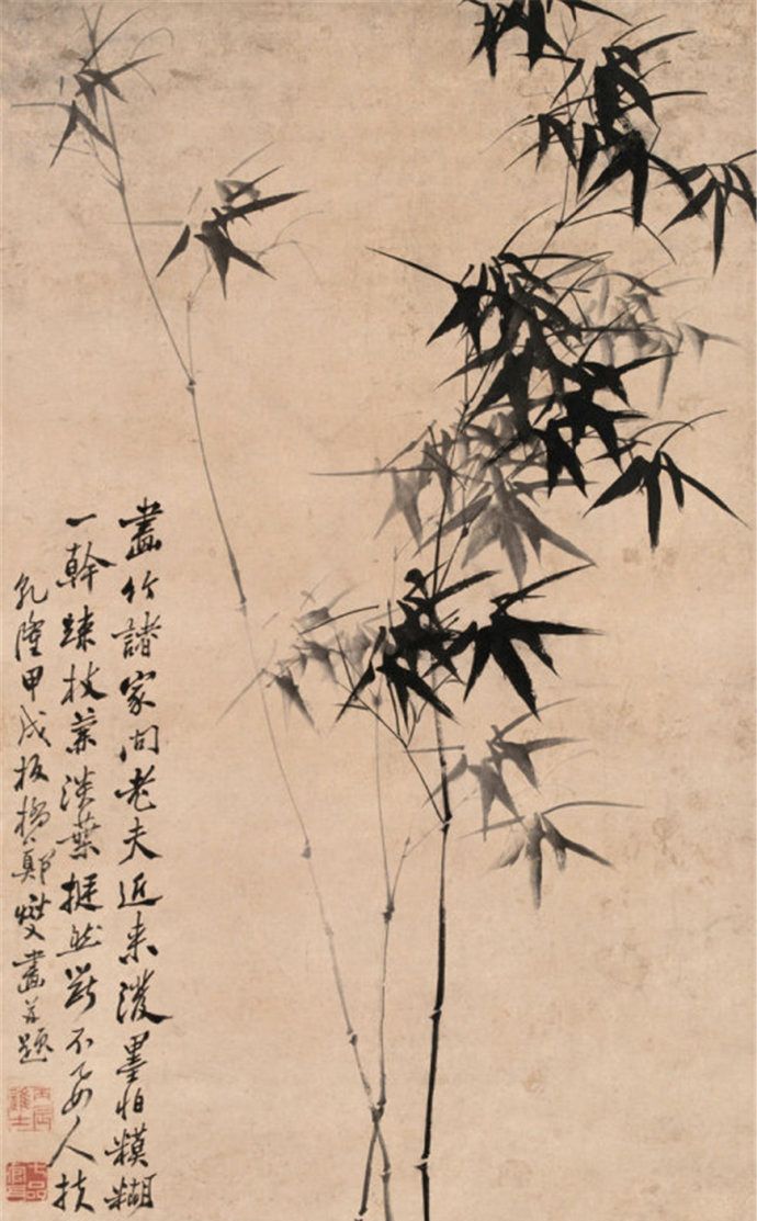 清代扬州八怪之一郑板桥画兰竹作品欣赏